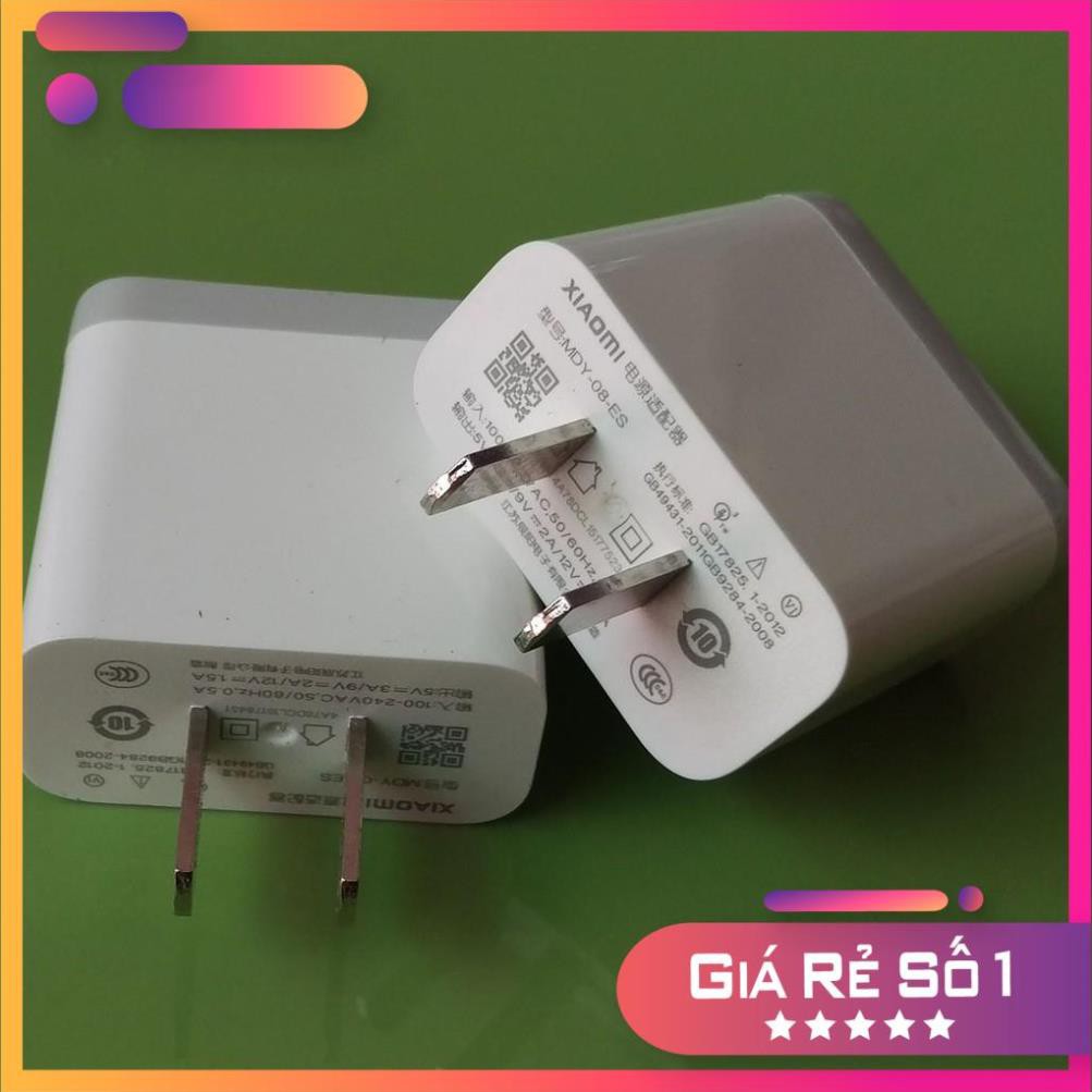 Sale giá rẻ Free ship  Củ sạc nhanh Xiaomi Quick Charge 3A