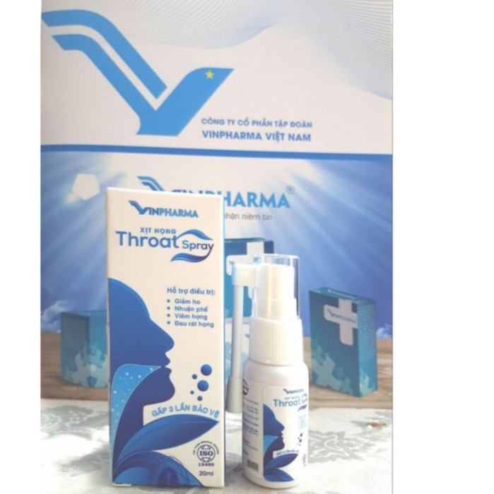 Xịt Họng Keo Ong Xanh Throat Spray Hỗ Trợ Điều Trị Giảm Ho,Nhuận Phế,Viêm Họng,Đau Rát Họng