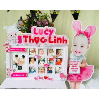 Khung ảnh 3d cho bé( tặng 1chibi)