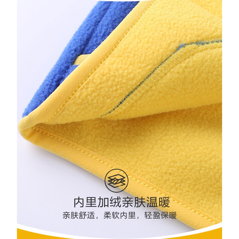 [LF.VN] Áo Khoác Lông Cừu Không Tay Có Mũ Giữ Ấm Mùa Thu Cho Bé Trai Và Bé Gái 100-160cm