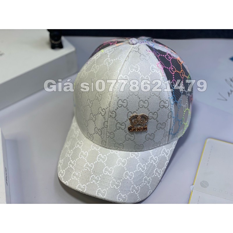nón kết lưỡi trai vải nhập lụa gg lưới 7 màu cực đẹp unisex thời trang