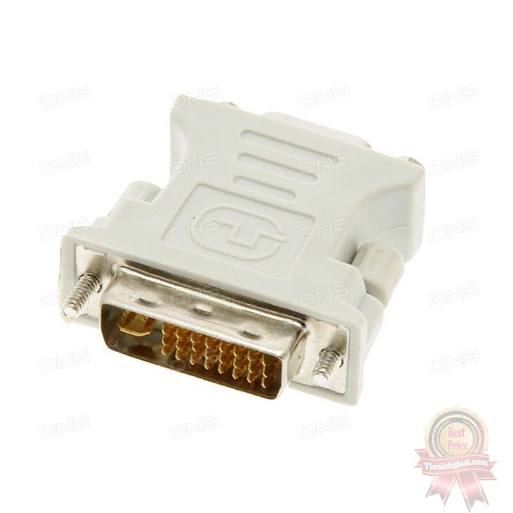 Đầu chuyển đổi DVI (24+5) cổng đực sang VGA cổng cái - Jack chuyển DVI sang VGA