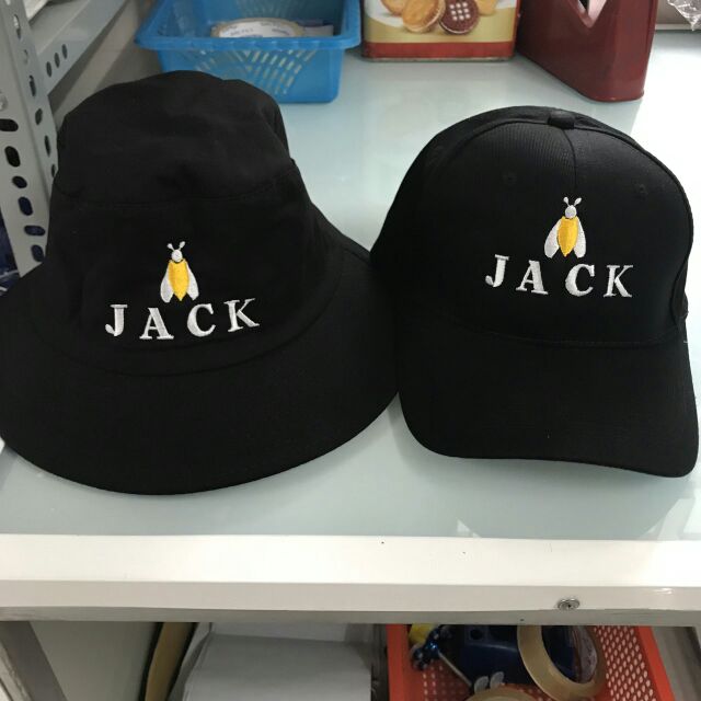 Nón Bucket tay bèo thêu Jack đôm đốm mẫu mới