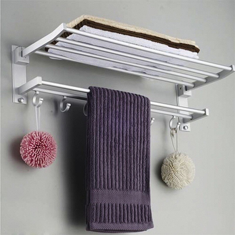 Kệ Nhà Tắm, Giá Treo Khăn Nhà Tắm Để Đồ Dùng Inox Đa Năng Gắn Tường