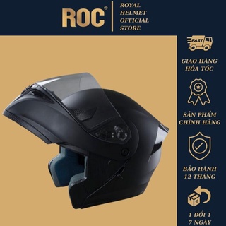Mũ bảo hiểm fullface ROC R04 lật cằm chính hãng