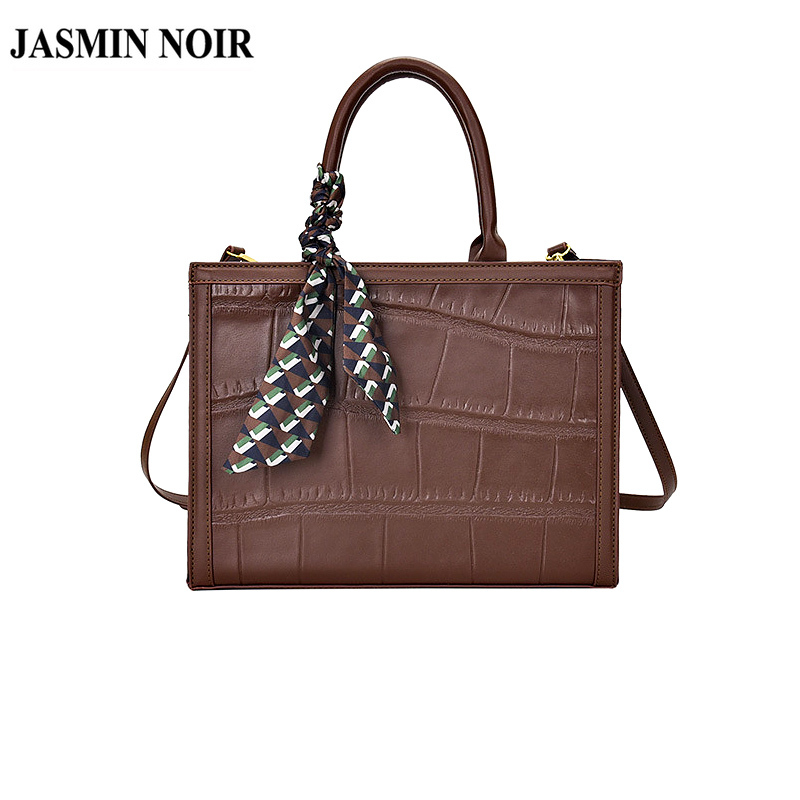 Túi Xách JASMIN NOIR Họa Tiết Da Cá Sấu sang trọng cho nữ