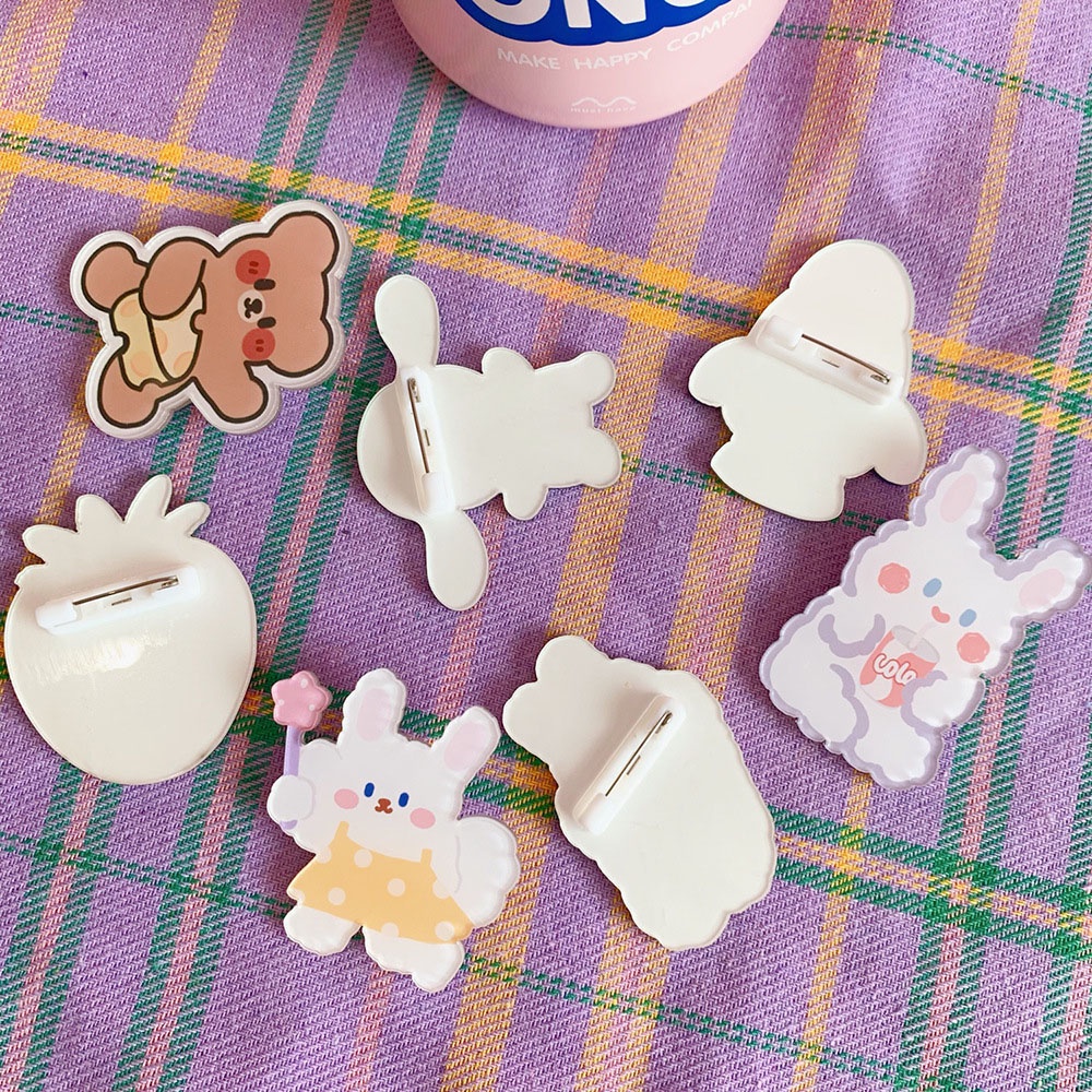 1 ghim cài áo hình động vật đáng yêu