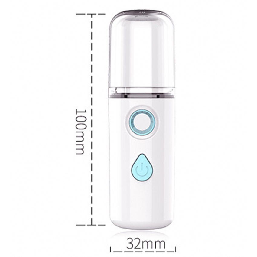 (Hàng Mới Về) Máy Phun Sương Tạo Độ Ẩm Cho Da Mặt 25ml Sạc Usb Tiện Dụng