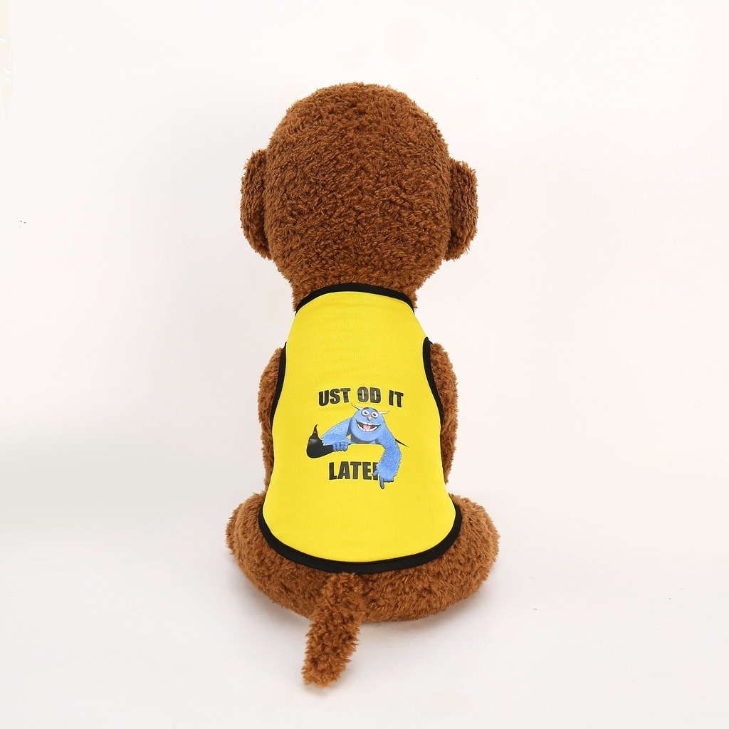 Áo Thun Cổ TròN In HoạT HìNh Cho Thú Cưng