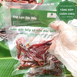 Thịt lợn gác bếp Khói food vùi tro bếp, xé sẵn đặc biệt