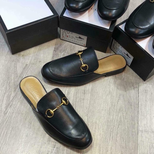 Giầy lười da nam và nữ nót vàng kèm video thật ( Sục Da nam Trơn ) | BigBuy360 - bigbuy360.vn