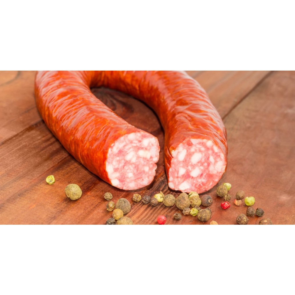 Xúc Xích Vòng Hun Khói Đặc Sản Của Nga cây 450g-500g