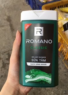 ( Ảnh Thật ) Sữa Tắm Romano Classic Chai 180g