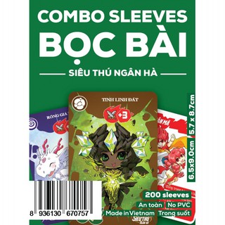 Sleeves bọc bài board game Lớp học Mật ngữ - Siêu Thú Ngân Hà