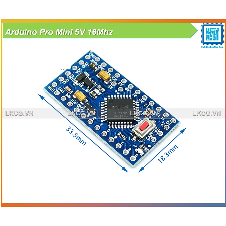 Kit lập trình Arduino Pro Mini 5V 16Mhz