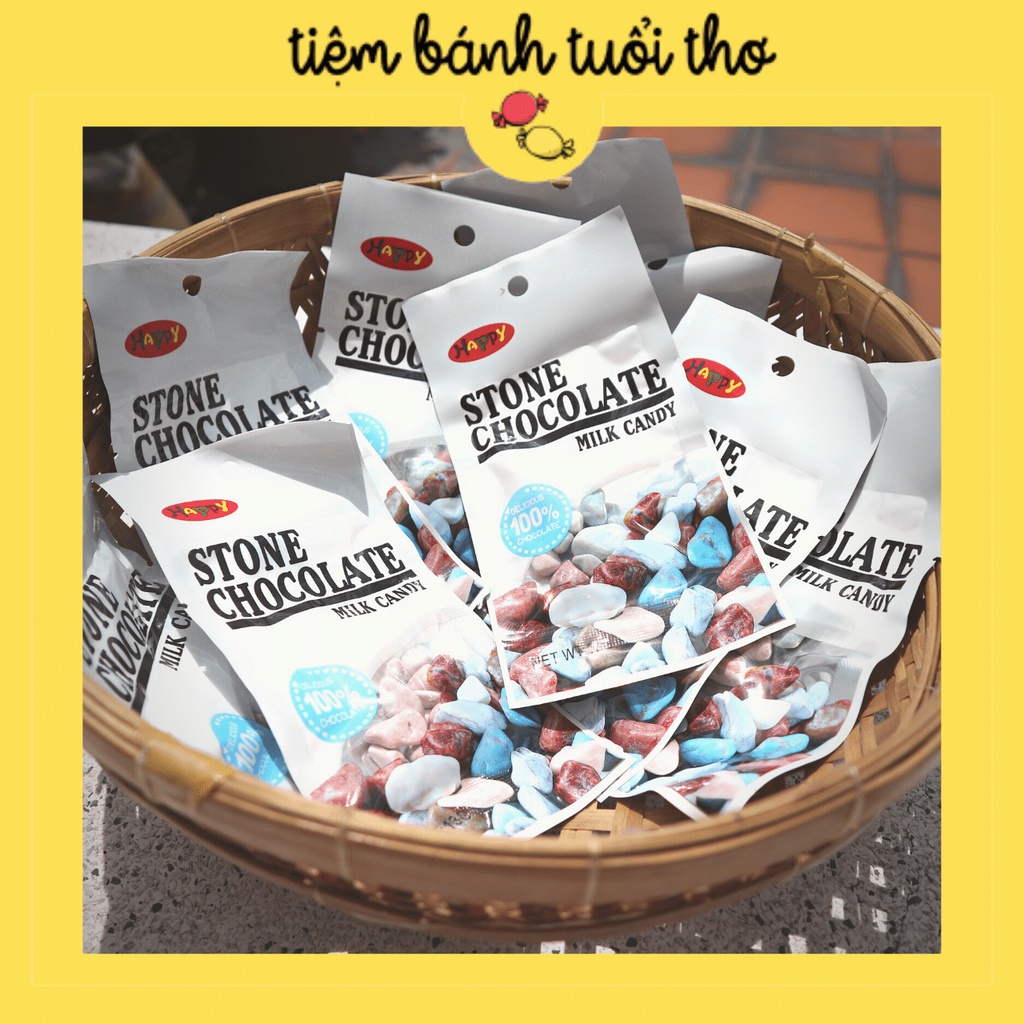 Kẹo Sữa Socola Sỏi Đá - Bánh Kẹo Tuổi Thơ