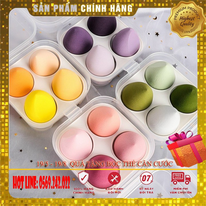 SET 4 Mút Trang Điểm