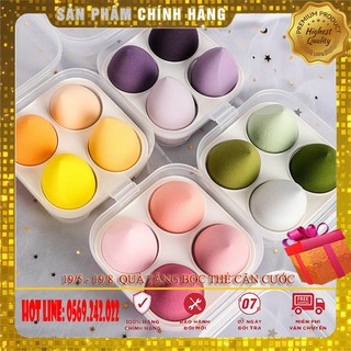 Set 4 mút trang điểm