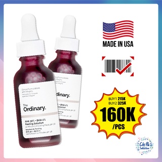 Thanh Tẩy Da The Ordinary AHA 30% BHA 2% Peeling Solution Serum Tinh Chất Tẩy Da Chết