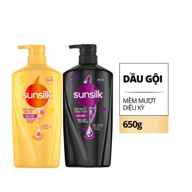 Dầu Gội Sunsilk Mềm Mượt Diệu Kỳ Chai 650g