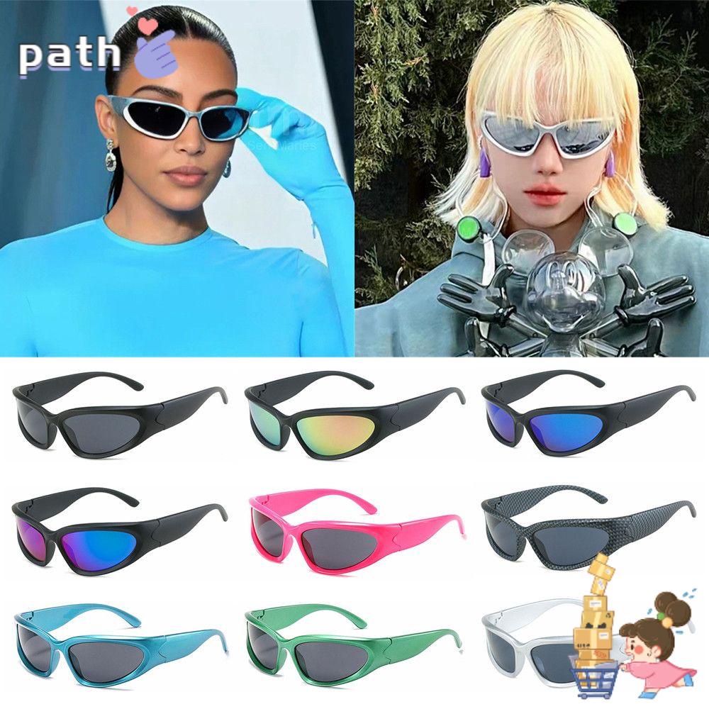 ♪PATH♪ Unisex Sports Sun Glasses Outdoor Shades Polarized Sunglasses Cycling UV400 Steampunk Eyewear Vintage Driver Glasses