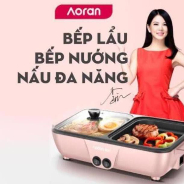 [ FREE SHIP ] Nồi Lẩu Kiêm Nướng 🥘 2in1 Mini Hàn Quốc🥘 Bếp Lẩu Nướng Đa Năng Cao Cấp💯