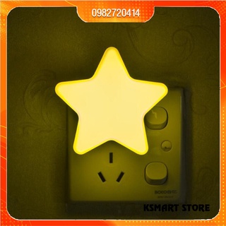 Đèn ngủ Led cảm biến ánh sáng hình ngôi sao dễ thương