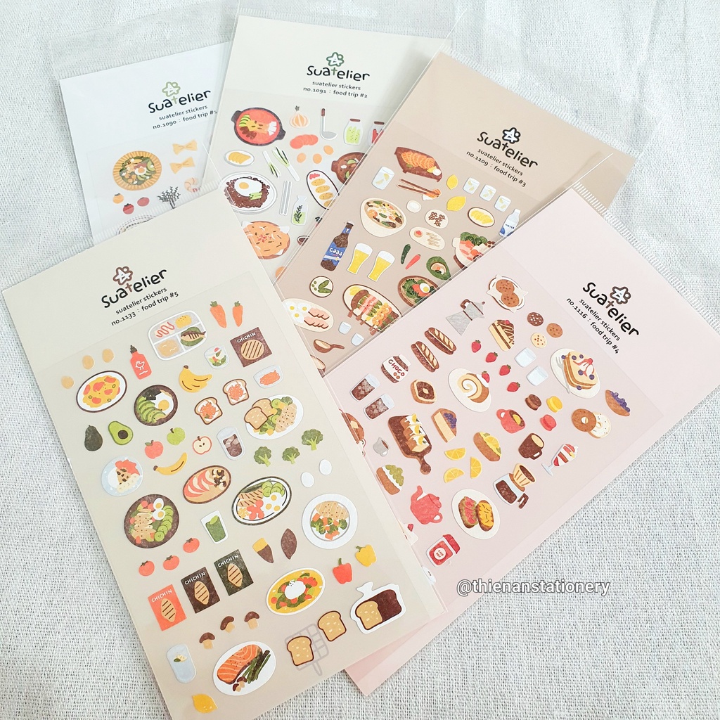 Sticker SUATELIER chính hãng Hàn Quốc