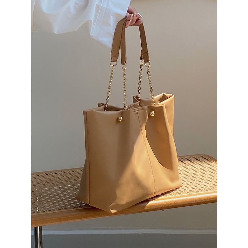 Túi tote Đeo Vai Kích Cỡ Lớn Kiểu Dáng Đơn Giản Hợp Thời Trang
