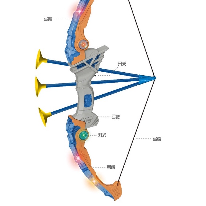 [Hàng mới về] Đồ chơi Cung bắn tên Đồ chơi thể thao ngoài trời - Đồ chơi phát triển sớm