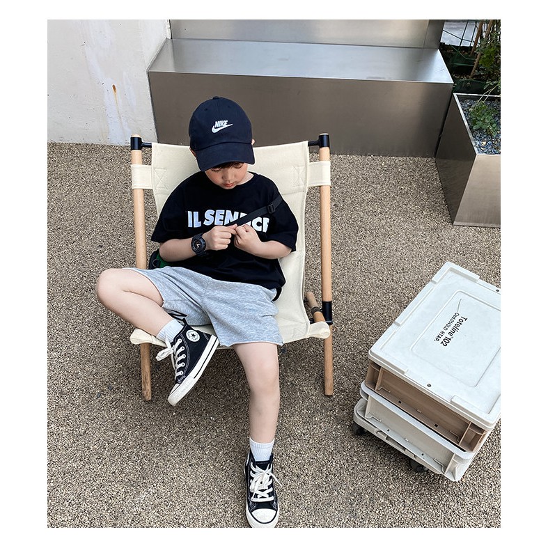 Áo thun tay lỡ unisex Jilsander cho bé , Samyy_vn