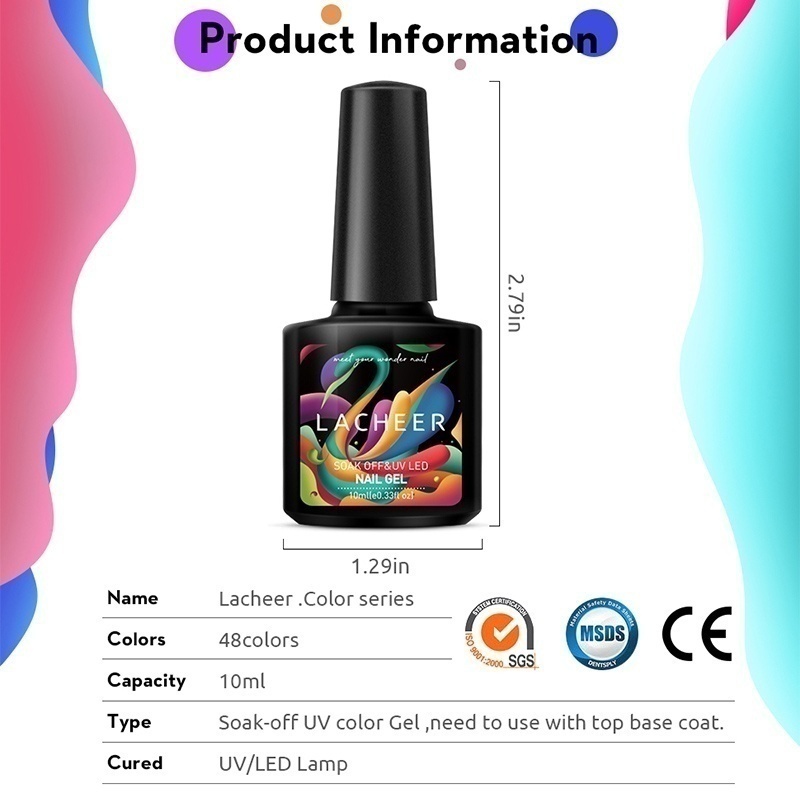 Gel Sơn Móng Tay 10ML 79 Màu Lựa Chọn Thương Hiệu Lacheer