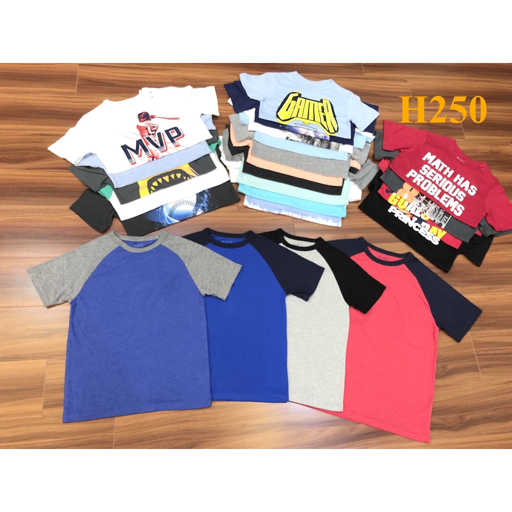 Mã H250: Áo bé trai cotton hàng Cambodia và VNXK dư xịn.