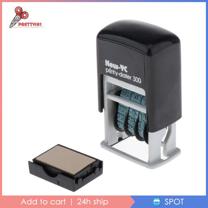 Con Dấu Ngày Tháng Tự Đóng Dấu H-4mm Prettyia1