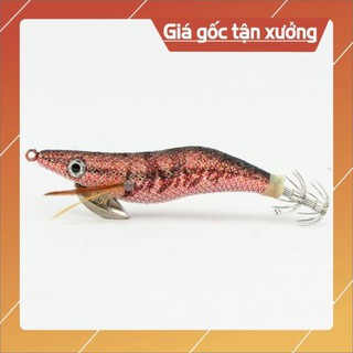 Mồi câu cá giả mồi câu tôm hình tôm chuyên câu jig/ mồi giả câu mực dạ quang phát sáng ban đêm bền bỉ
