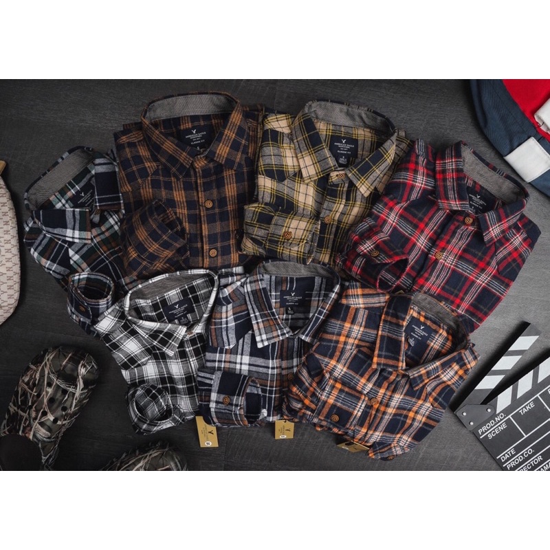 Áo sơ mi dạ A.Eagle phong cách cổ điển