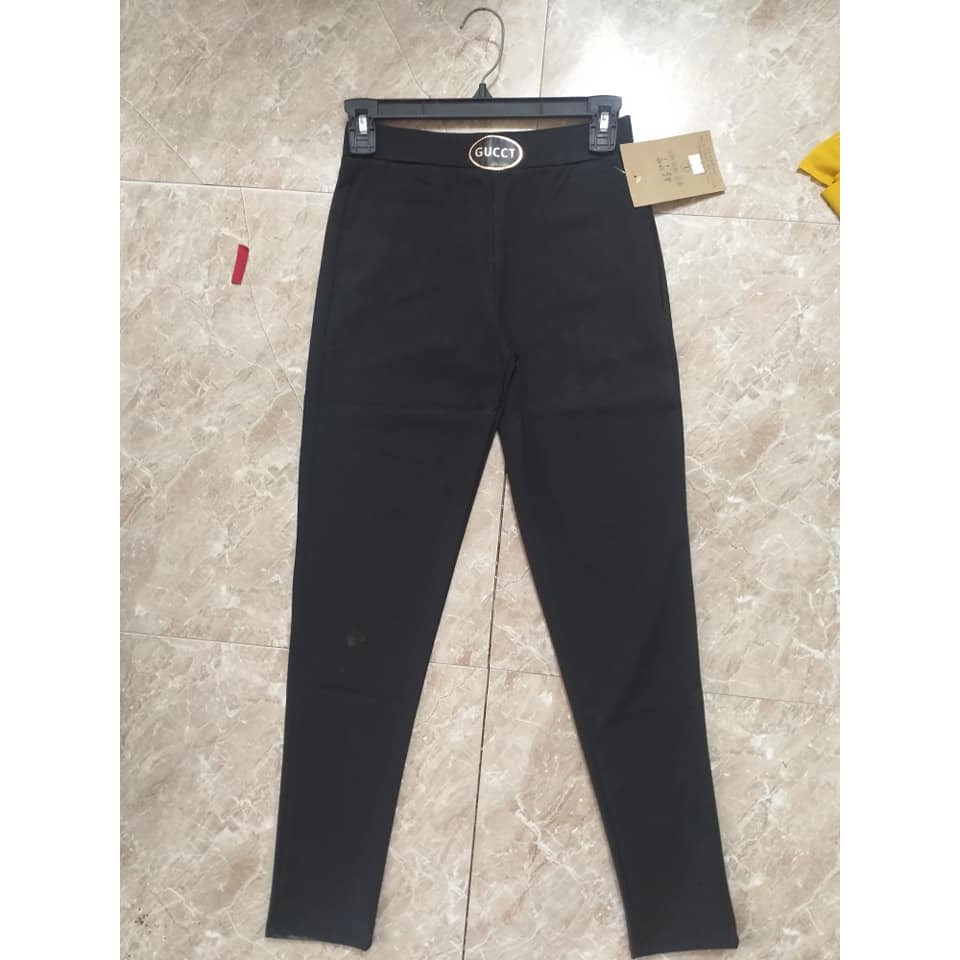 Quần legging nữ chất liệu umi nâng mông và túi sau size M L XL 2XL | BigBuy360 - bigbuy360.vn
