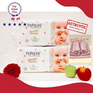 Tã quần Popolini size L/46 miếng cho bé 9-14kg, mềm mỏng 0.2cm, an toàn, thấm hút mạnh, hàng chính hãng