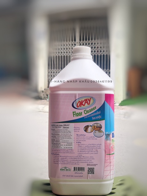 Nước Lau sàn Okay 3lit8 mùi hoa Thái Lan Mùi Hoa