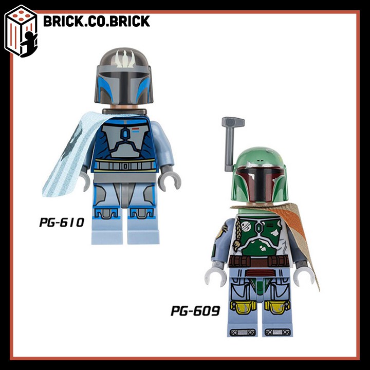 PG609 PG610 - Đồ chơi lắp ráp minifigure mô hình non-lego lính gác tử thần từ phim Star Wars- Chiến tranh giữa vì sao