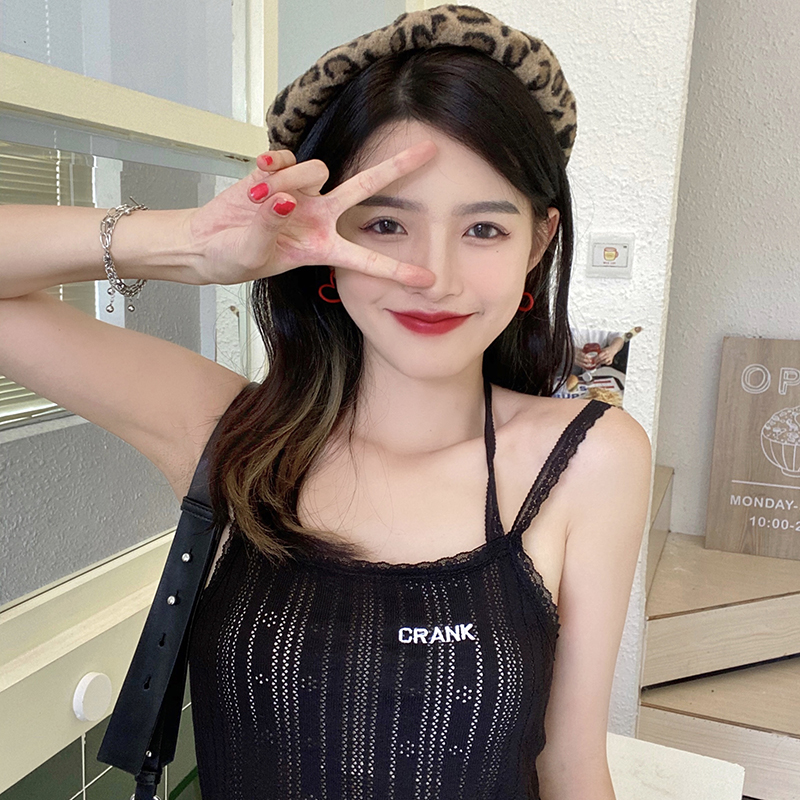 Áo lửng phối ren XIAOZHAINV 4 màu sắc thời trang phong cách Hàn Quốc quyến rũ