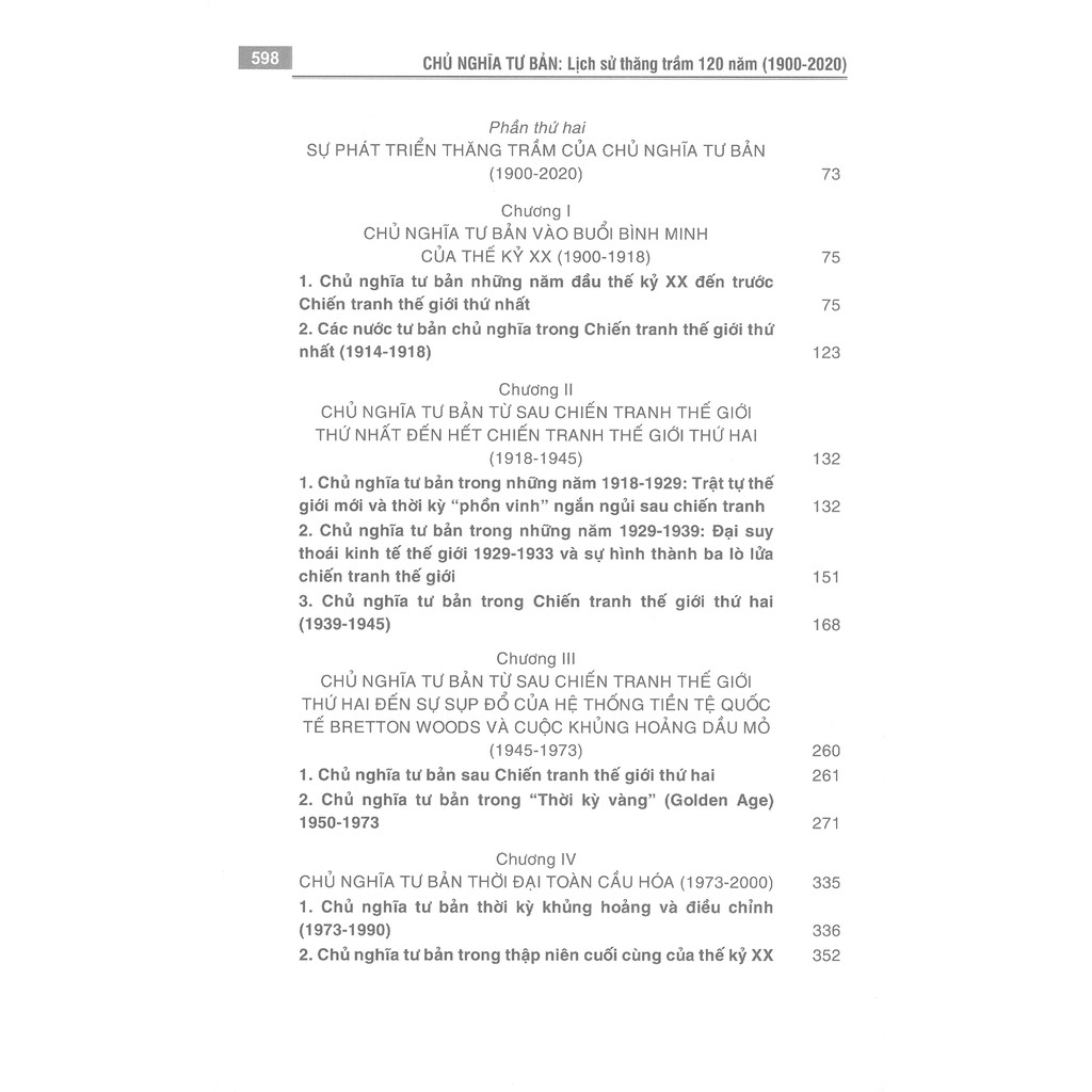 Sách - Chủ Nghĩa Tư Bản Lịch Sử Thăng Trầm 120 Năm (1900-2020) | BigBuy360 - bigbuy360.vn