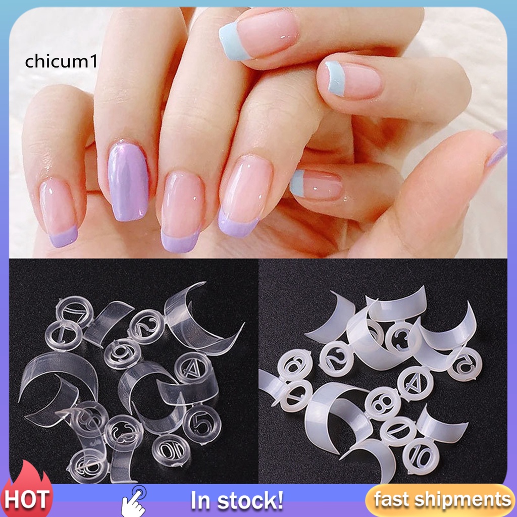 Set 500 Móng Tay Giả Dáng Dài Trang Trí Nghệ Thuật Diy