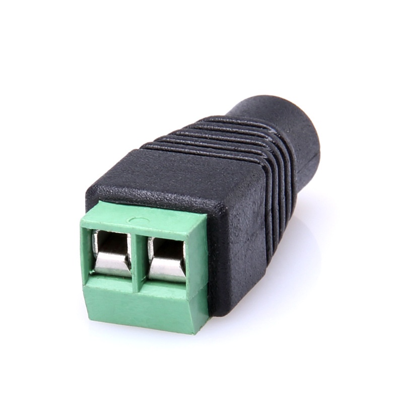 Đầu nối nguồn DC 5.5x2.1mm kiểu vặn ốc