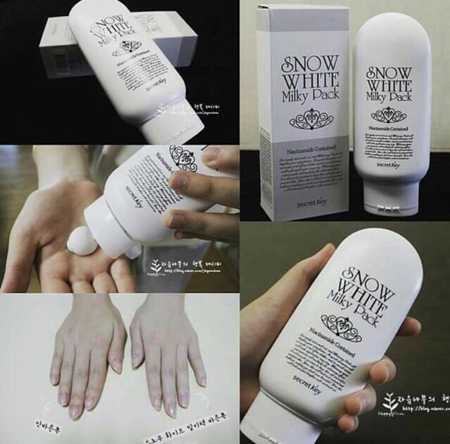 Kem Tắm Trắng Secret Key Snow White Milky Pack 200ml | BigBuy360 - bigbuy360.vn