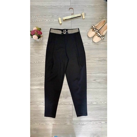 🌸Quần Baggy Umi Chun Chữ L1 cạp cao tôn dáng,co giãn 4 chiều