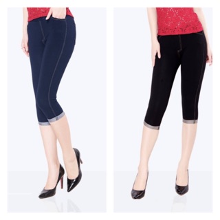 QUẦN LEGGING LỬNG GIẢ JEANS  LOẠI 1
