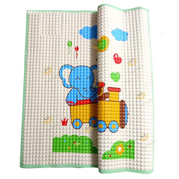 Chiếu điều hòa cao su non cho bé, Chiếu thông hơi thoáng khí chống thấm, Kích thước 60x90cm