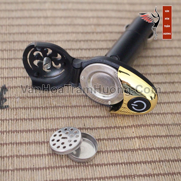 Tẩu xông trầm trên ô tô xông Trầm Miếng, Trầm Bột, Tinh Dầu, Gỗ Thơm, có Bảo Hành