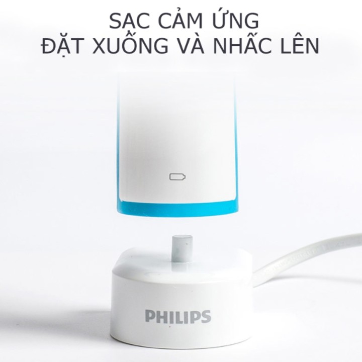 Bàn chải đánh răng điện thương hiệu Philips Sonicare HX3216 - HÀNG NHẬP KHẨU (Bảo hành 12 tháng)